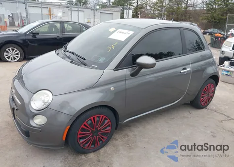 2012 Fiat 500 Pop z USA, uszkodzony, nr VIN 3C3CFFAR8CT223295